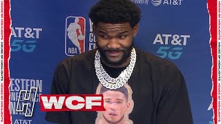 DeAndre Ayton Postgame Interview  Game 4  Suns vs Clippers  2021 NBA Playoffs [upl. by Furtek649]