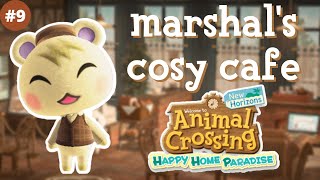 MARSHALS COSY CAFE  acnh happy home paradise [upl. by Alletse267]