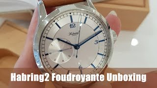 Habring2 Foudroyante watch  The unboxing [upl. by Maryjane]