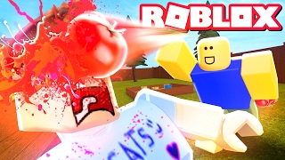 FOOD FIGHT IN ROBLOX [upl. by Eetsim]