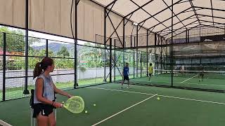 Padel Training with Mimt and Ed  2 [upl. by Rebeh]