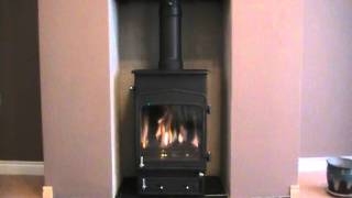 Woodwarm 5kw fireview multi fuel stove boiler 8000btu [upl. by Tootsie]