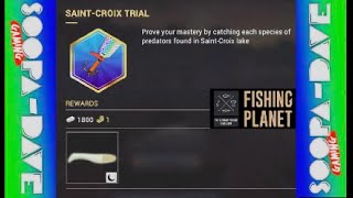 Fishing Planet SaintCroix Trial Mission Guide [upl. by Gayle]