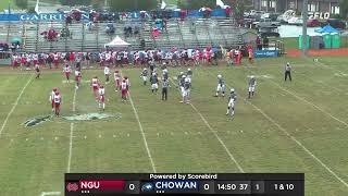 GSC Football North Greenville at Chowan 10723 [upl. by Gusta]