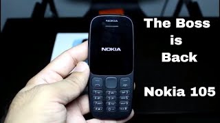 Nokia 105 Dual Sim Unboxing and hands on Review  the boss is back [upl. by Nasia]