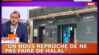 quotOn nous reproche de ne pas faire de halalquot  témoigne un boulanger victime de violences verbales [upl. by Oivat]