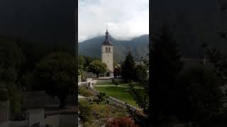 Mountain View from Gruyeres Village Swiss [upl. by Nahseez]