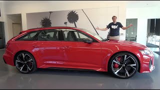 The 2021 Audi RS6 Avant Is the Ultimate 130000 Fast Wagon [upl. by Barcellona965]