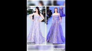 Aishwarya Rai vs Modal same dress aishwarya modal youtubeshorts trending love vide [upl. by Wolbrom]