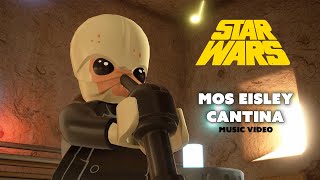 Star Wars Cantina Song  Mos Eisley Cantina MUSIC VIDEO LEGO Star Wars [upl. by Assile67]