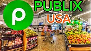 Food prices in America 🇺🇸Publix  Food amp Pharmacy  Travel guide 4K USA [upl. by Pinette730]