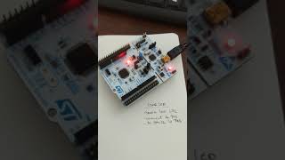 STM32 Nucleo F401RE blinking LED example [upl. by Tarabar]