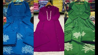 Latest 3 Piece New Collection Special  Direct from Manufacturer  Jaipur Kurti Hub 99 [upl. by Erbes]