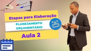 AFO II  Aula 2  Etapas para Elaboração do Planejamento Orçamentário Part 1 [upl. by Akselav]