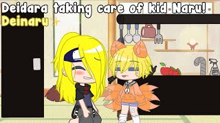 Deidara taking care of kid Naru  Deinaru D  s o f i a ୨୧— [upl. by Dorrie]