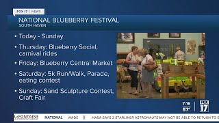 7A  National Blueberry Festival begins in South Haven for 61st year [upl. by Merrill]