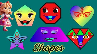 Shapes Song  Educational Nursery Rhymes  Kidsjourney [upl. by Ty725]