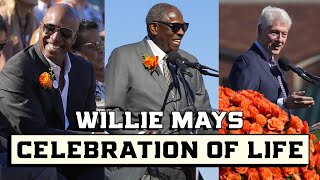 Willie Mays Celebration of Life  Event Recap amp Best Speaker Moments [upl. by Blondy]