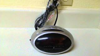 Durabrand AM FM Clock Radio CR500 alarmclock clock youtube [upl. by Bashuk]