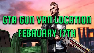 GTA Online  The Gun Van Location February 17th [upl. by Delmar]