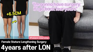 A patient who had 🦴Lengthening surgery 4 years ago how have you been ｜Patient Interview [upl. by Bonnes351]