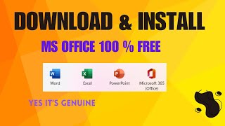 HOW TO DAWNLOAD MS OFFICE FOR FREE IN YOUR LAPTOP amp COMPUTER MSOFFICE MSEXCEL MSWORD [upl. by Harim]