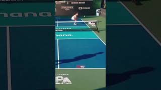 Tactical shot selection 🥶 pickleball pickleballislife pickleballhighlights [upl. by Nomannic]