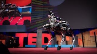 Meet Spot the robot dog that can run hop and open doors  Marc Raibert [upl. by Anelehs]