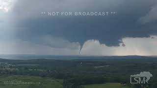 05262024 North Cabool Missouri  Tornado From Drone  Debris Blowups in Tornado [upl. by Joses446]