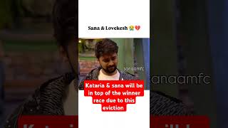 kataria and sana crying for Vishal and Shivani biggboss kataria shivanikumariofficial vishal [upl. by Spindell]