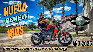 Benelli 180S año 2025 Review y prueba de manejo Benelli BajaCilindrada Motos [upl. by Quartis]