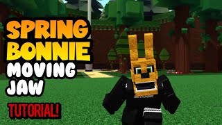 MOVING JAW Spring Bonnie Helmet Tutorial  Build a Boat For Treasure [upl. by Neerehs782]