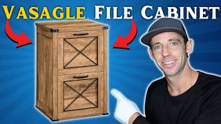 HOW TO ASSEMBLE VASAGLE File Cabinet Honey Brown UOFC048T41 UNBOXING and REVIEW [upl. by Daiz872]