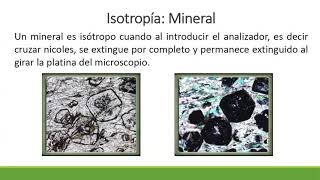 Mineralogía de Silicatos Propiedades a Nicoles Cruzados [upl. by Godding]