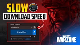 How to Fix Slow Download Speed on BattleNet on PC  Poor Download Speed in COD and other Games [upl. by Dixil]