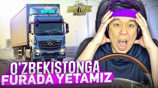 UZBEKSTONGA BORGANDA JANJAL FURA TRACK HAYDAYMIZ OZBEKISTONGA QARAB EURO TRACK SIMULATOR 2 [upl. by Yeltrab842]