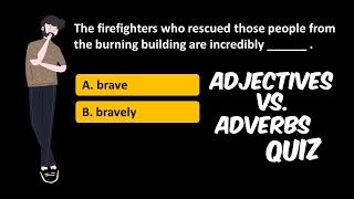 ADJECTIVES OR ADVERBS QUIZ  Test Your English Grammar  Vocabulary  Latihan Soal Bahasa Inggris [upl. by Mcnally319]