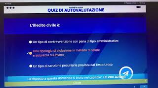 Alternanza scuola lavoro quiz di autovalutazione modulo 6 [upl. by Nnovahs777]