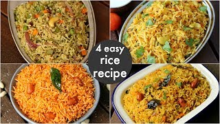 4 easy instant rice recipes  lunch box recipes amp ideas  बच्चों की पसंदीदा लंच बॉक्स रेसिपीज [upl. by Worrell]