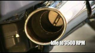 Harley Exhaust Video Performance 2 into 1 pipe [upl. by Dodi]