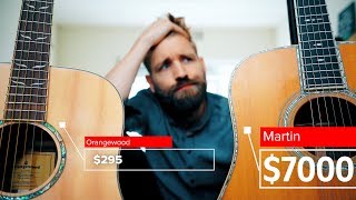 295 vs 7000 Guitar  Cheap vs Expensive  That big a difference [upl. by Haisa]