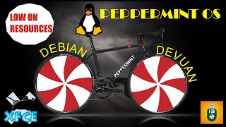 Peppermint OS  lightweight minimal debian devuan modern installer 32 bit machines [upl. by Ettenim]