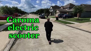 Caroma Electric Scooter 250W Motor [upl. by Aelahc877]