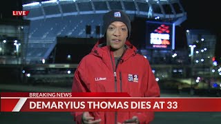 Broncos fans react to death of Demaryius Thomas [upl. by Cosenza]