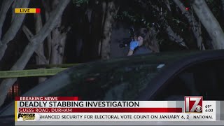 One dead in double stabbing at a park in Durham [upl. by Nailliw391]