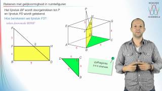 Gelijkvormigheid in ruimtefiguren  WiskundeAcademie [upl. by Haeckel]