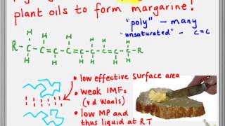 Hydrogenation of oils to form margarine [upl. by Fisher]