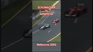 Schumacher Vs Montoya  Melbourne 2002 F1 [upl. by Dlaniger]