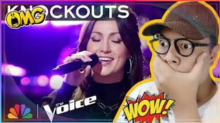 Camryn Brooks Gives Delicate Performance of quotGlitter In the Airquot  Voice Knockouts  NBC Reaction [upl. by Nilecoj299]