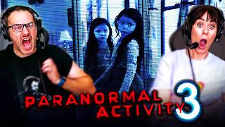 Scariest One Yet PARANORMAL ACTIVITY 3 2011 MOVIE REACTION FIRST TIME WATCHING Movie Review [upl. by Bremble]